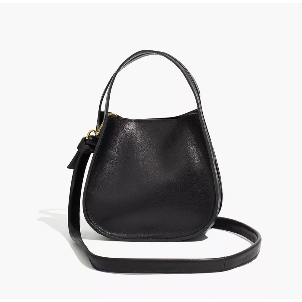 Madewell Black Leather Shoulder Bag